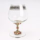 Order Glass for cognac 'ruby' art casting. Best-gifs valentin. Livemaster. . Wine Glasses Фото №3