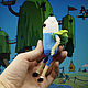 Finn 'adventure time' amigurumi bead toy. Miniature figurines. KOTiYA. Online shopping on My Livemaster.  Фото №2