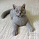 Cat Baron British breed / cat British felted wool. Felted Toy. Woolen Zoo. Online shopping on My Livemaster.  Фото №2