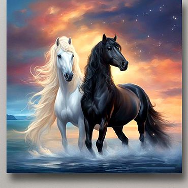 Купить постеры с лошадьми, красивые постеры на стену