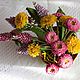 "Лето в чашке" Композиция из холодного фарфора. Композиции. Sezam.Flowers. Ярмарка Мастеров.  Фото №4