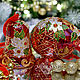 Glass Christmas Ornament Set "Christmas". Christmas decorations. moiraine vitrum. My Livemaster. Фото №5