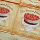  Le dessert francais маленькая. Салфетки для декупажа. Home factory. Ярмарка Мастеров.  Фото №4