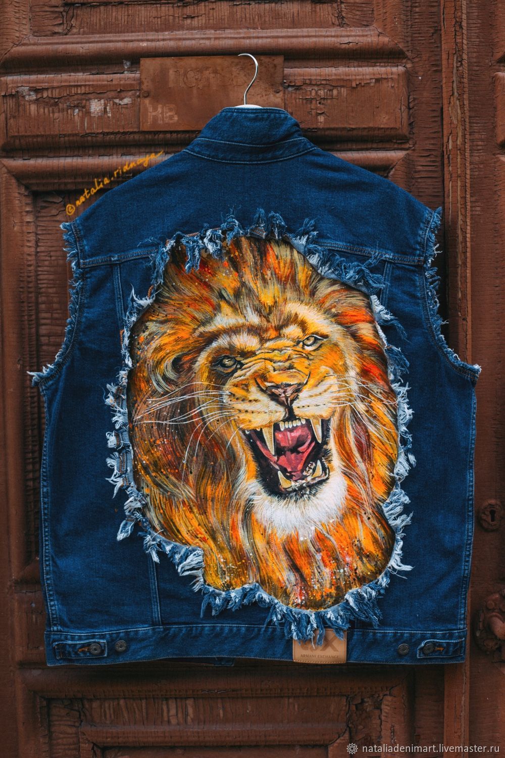 lion printed jacket