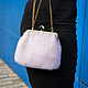 Order Clutch mink. Fur clutch bag. handbag made of mink. FUR HANDBAG. Muar Furs. Livemaster. . Clutches Фото №3