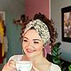 Повязка летняя обьемная в стиле BOHO из воздушного хлопка, Чалмы, Екатеринбург,  Фото №1