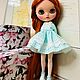  Кукла блайз кастом custom Blythe. Интерьерная кукла. Мастерская подарков Елены Смирновой. Ярмарка Мастеров.  Фото №10