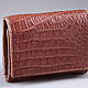 Women's wallet made of genuine crocodile leather IMA0083VL45. Wallets. CrocShop. My Livemaster. Фото №5