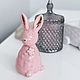 Статуэтка Розовый кролик. Статуэтки. Домашний уют. Интернет-магазин Ярмарка Мастеров.  Фото №2