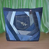 Сумки и аксессуары handmade. Livemaster - original item Classic bag: Denim. Handmade.