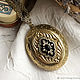 Ожерелье винтаж  с локетом 1928 Jewelry Медальон Мелины, Медальон, Москва,  Фото №1
