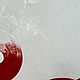 Абстрактная текстурная картина в интерьер с красными элементами, 80х80. Картины. Savnva-market-. Интернет-магазин Ярмарка Мастеров.  Фото №2