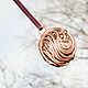  Кулон подвеска из меди Млечный Путь (Wire Wrap). Кулон. Julia-Domna. Ярмарка Мастеров.  Фото №6