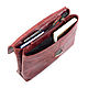Leather briefcase 'Alexandria' (Bordeaux antique). Brief case. Russian leather Guild. Online shopping on My Livemaster.  Фото №2