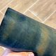 Shell Cordovan HORWEEN - Marbled Green ( и др цвета). Кожа. Magna.Leather | Кожа Horween & Буйвол & Bridle. Интернет-магазин Ярмарка Мастеров.  Фото №2