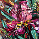 Oil painting irises volumetric palette knife. Pictures. Zabaikalie. My Livemaster. Фото №4