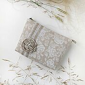 Сумки и аксессуары handmade. Livemaster - original item Cosmetic bag in the style of shabby Provence Garden. Handmade.