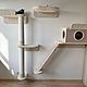 High Wall Mounted Cat House. Available in size. Scratching Post. Workshop for dogs and cats. Online shopping on My Livemaster.  Фото №2