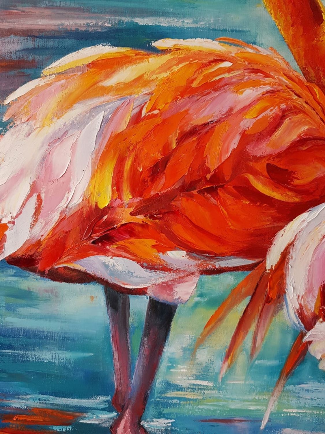 Интерьерная картина Фламинго
