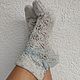 Ажурные носки; женские вязаные носки; хлопковые носки; носки. Носки. Оксана. Ярмарка Мастеров.  Фото №4