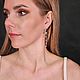 Длинные серьги с жемчугом Swarovski, Серьги-джекеты, Краснодар,  Фото №1