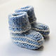 Заказать Вязаные пинетки супер теплые из шерсти. Baby Booties. Ярмарка Мастеров. . Пинетки Фото №3