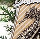 Деревянное панно, картина "Морской конек"  Гравировка. Картины. CoraxArt. Ярмарка Мастеров.  Фото №5