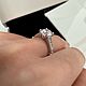 Заказать Кольцо 2 карата серебро 925 пробы в инкрустации фианитов. MARIA GUSEVA Fashion Jewelry. Ярмарка Мастеров. . Кольца Фото №3