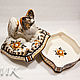 Order Papillon box Tricolor. Moscow Kerry (porcelaindogs). Livemaster. . Figurines Фото №3