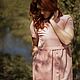 Розовое летнее платье с коротким рукавом, из хлопка, на каждый день, Платья, Томск,  Фото №1
