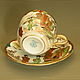 Винтаж: Кофейная пара NORITAKE. 1930-е. Япония. Сацума. Кухонная утварь винтажная. Фарфоровая сказка. Ярмарка Мастеров.  Фото №5