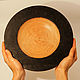 Big wooden bowl with roasting, handmade, for food, Plates, ,  Фото №1
