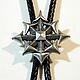 Bolo tie 'STAR OF CHAOS' amulet in silver, Ties, Saratov,  Фото №1