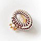 Brooch with natural agate Honey. Brooches. Decorations, jewellery, felt, gifts. Online shopping on My Livemaster.  Фото №2