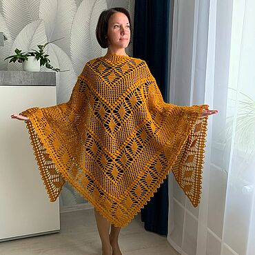 Аксессуары ручной работы. Ярмарка Мастеров - ручная работа Шаль «Натали». Handmade.