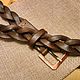 Ремень кожаный женский "Red Line". Ремни. Анатолий (AP-Leather). Интернет-магазин Ярмарка Мастеров.  Фото №2