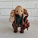 Заказать Слон с рюкзачком. Слоник. Elephant teddy. kukla_olya08. Ярмарка Мастеров. . Мини фигурки и статуэтки Фото №3