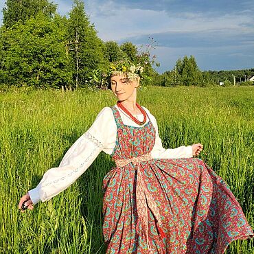 Русский стиль ручной работы. Ярмарка Мастеров - ручная работа Блузка в русском стиле, кружевная блуза, лен, белый. Handmade.