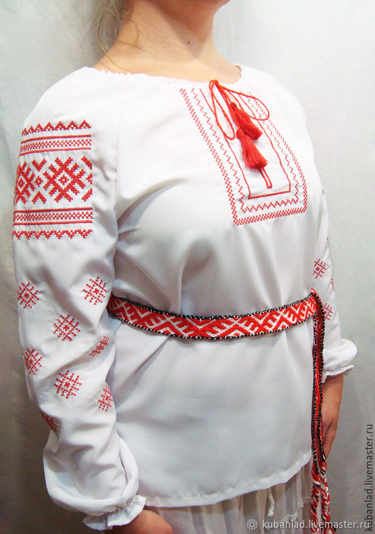 Рубаха русская народная женская фото