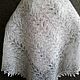 48.  Warm downy shawl, openwork shawl, Orenburg knitted products. Shawls. orenbur (Orenbur). My Livemaster. Фото №4