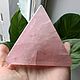 Пирамида из розового кварца. Камни для гадания. Masso-AVA. Ярмарка Мастеров.  Фото №4