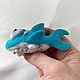 Crab, shark brooch. Felted Toy. Alena Kuklina (evrazhkagifts). Ярмарка Мастеров.  Фото №4