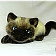Cat Siamese Salome, felted wool. Felted Toy. Miracles of wool Zoya Sadovskaya. Online shopping on My Livemaster.  Фото №2