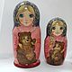 Matryoshka doll with bears. Dolls1. jgick. My Livemaster. Фото №5