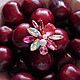 Brooch of crystals Berry Sparkle, Brooches, Novosibirsk,  Фото №1
