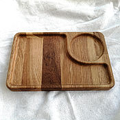 Для дома и интерьера handmade. Livemaster - original item Coffee (tea) tray made of oak. Handmade.
