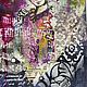 Картина Синие птицы, микс медиа, коллаж. Картины. Наталья Жукова Mixed Media Art. Ярмарка Мастеров.  Фото №5