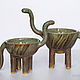 Vases on legs 'Dino'. Pots1. TinaRita. Online shopping on My Livemaster.  Фото №2