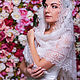 Wedding down scarf 'Theatrical', Capes, Moscow,  Фото №1