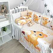 Бортики в детскую кровать ( комплект)